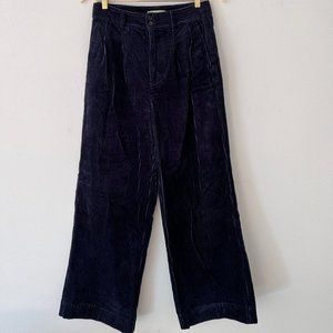 Madewell Wide Leg Full Length Corduroy Trouser Pants
